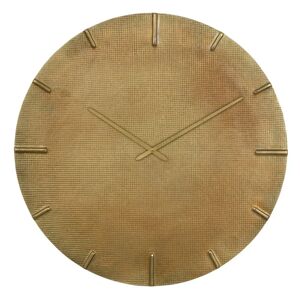 LOLAhome Reloj grabado dorado de aluminio de Ø 74 cm