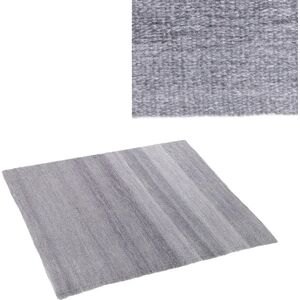 LOLAhome Alfombra sostenible Goa de PET reciclado para salón y exterior gris ceniza de 140x200 cm