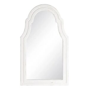 LOLAhome Espejo ventana blanco de abeto y cristal de 63x110 cm