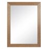 LOLAhome Espejo rectangular dorado de madera DM de 64x86 cm