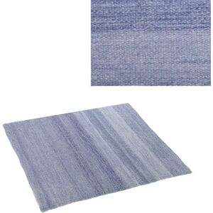 LOLAhome Alfombra sostenible Goa de PET reciclado para salón y exterior azul índigo de 180x120 cm