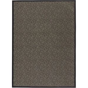 LOLAhome Alfombra vinílica de PVC para exterior marrón de 180x250 cm