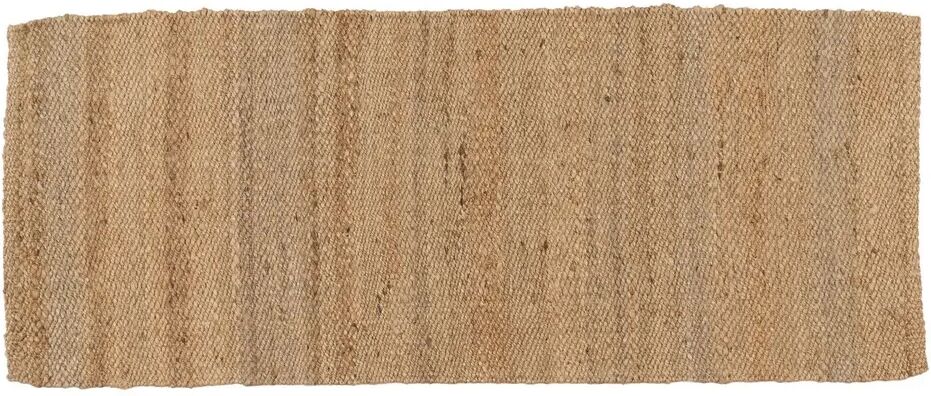 LOLAhome Alfombra crochet natural de yute de 70x170 cm