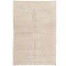 LOLAhome Alfombra de pelo beige de microfibra de 200x140 cm