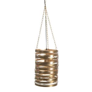 LOLAhome Lámpara de techo cilíndrica de metal cobre de Ø 26x36 cm