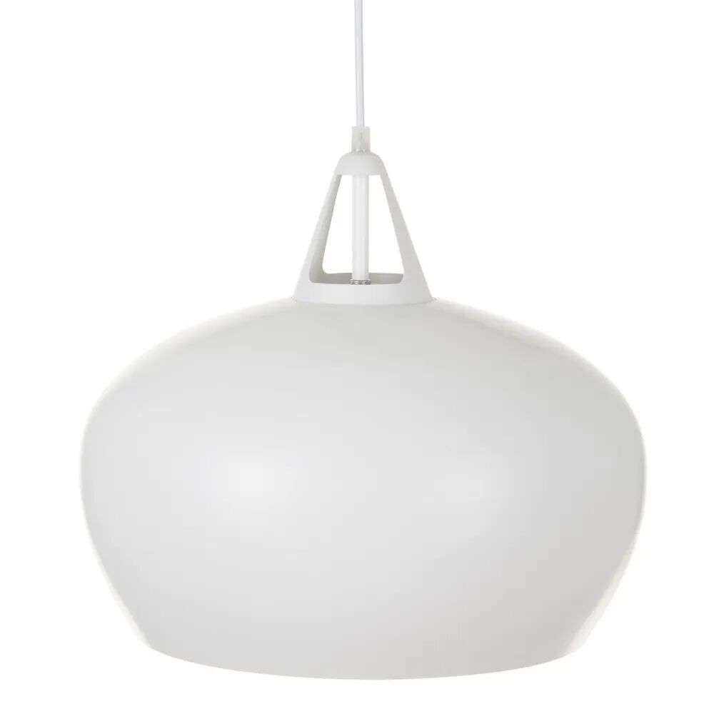 LOLAhome Lámpara de techo foco de aluminio blanca de Ø 38x22 cm