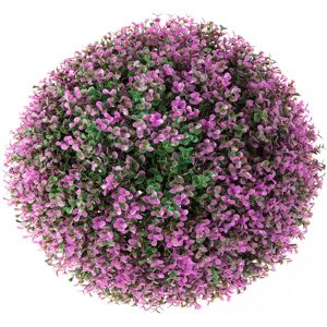 Bola boj artificial Lavanda de exterior grande lila de plástico de Ø 40 cm