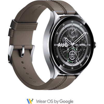 Xiaomi Watch 2 Pro Caja plateada con correa de cuero marrón esim Xiaomi Watch 2 Pro Caja plateada con correa de cuero marrón esim