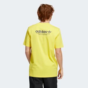 adidas Tričko Skateboarding 4.0 Logo (unisex) Impact Yellow / Shadow Navy