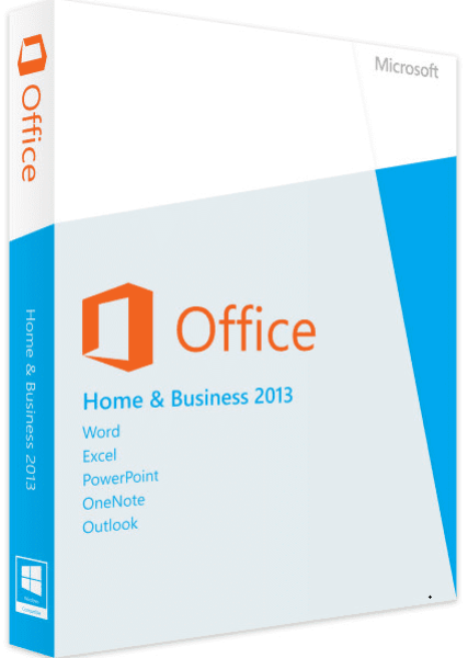 Microsoft Office 2013 Home and Business Product Key Card