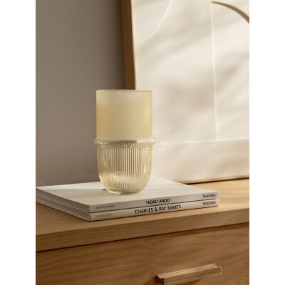Belise jarrón vidrio blanco - Kenay Home Belise jarrón vidrio blanco - Kenay Home