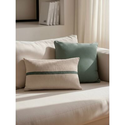 Eda cojín dark mint - Kenay Home Dark mint Eda cojín dark mint - Kenay Home Dark mint