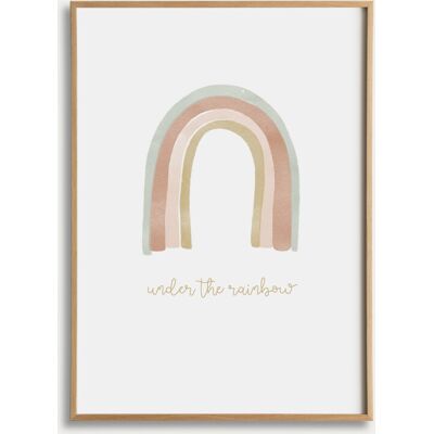 Rainbow lámina infantil 21x30 - Kenay Home Rainbow lámina infantil 21x30 - Kenay Home