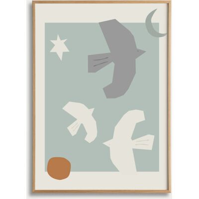 Birds lámina infantil 21x30 - Kenay Home Birds lámina infantil 21x30 - Kenay Home