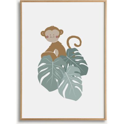 Little-monkey lámina infantil 30x40 - Kenay Home Little-monkey lámina infantil 30x40 - Kenay Home