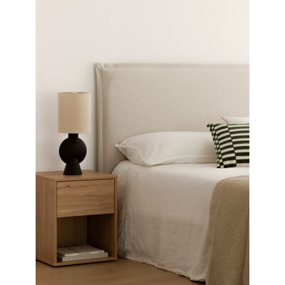 Plains cabecero tapizado desenfundable 135/140 beige - Kenay Home Plains cabecero tapizado desenfundable 135/140 beige - Kenay Home