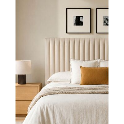 Dary cabecero tapizado 150/160 beige - Kenay Home Dary cabecero tapizado 150/160 beige - Kenay Home