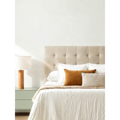 All cabecero tapizado 135/140 beige - Kenay Home Beige All cabecero tapizado 135/140 beige - Kenay Home Beige