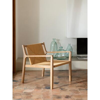 Paros butaca cuerda y madera natural - Kenay Home Paros butaca cuerda y madera natural - Kenay Home