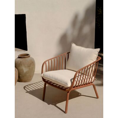 Madeira sillón de jardín terracota - Kenay Home Terracota Madeira sillón de jardín terracota - Kenay Home Terracota