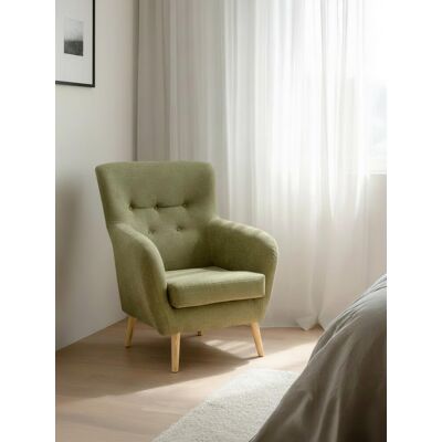 Orsay butaca tapizada verde - Kenay Home Verde Orsay butaca tapizada verde - Kenay Home Verde