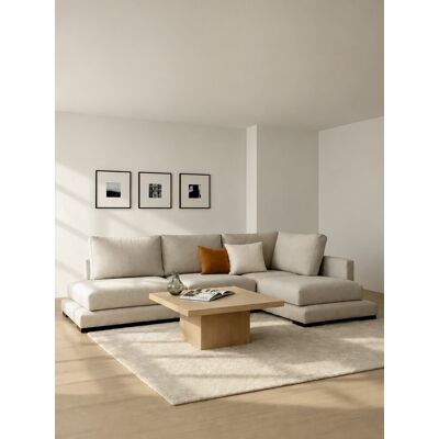 Travis sofá modular chaise longue derecha 4 plazas 293 cm perla - Kenay Home Travis sofá modular chaise longue derecha 4 plazas 293 cm perla - Kenay Home