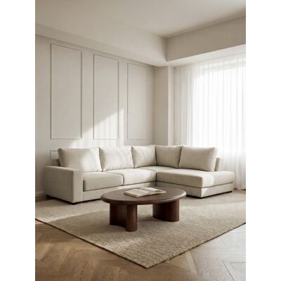 Orson sofá rinconera derecha 4 plazas 283 cm beige - Kenay Home Beige Orson sofá rinconera derecha 4 plazas 283 cm beige - Kenay Home Beige