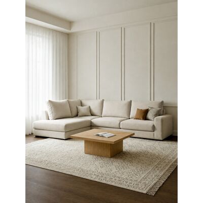 Orson sofá rinconera izquierda 5 plazas 299 cm beige - Kenay Home Beige Orson sofá rinconera izquierda 5 plazas 299 cm beige - Kenay Home Beige