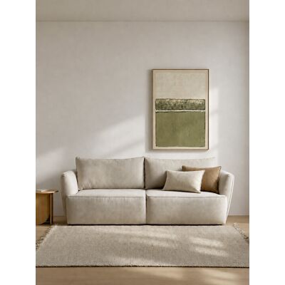 Marais sofá cama 3 plazas beige con arcón - Kenay Home Beige Marais sofá cama 3 plazas beige con arcón - Kenay Home Beige
