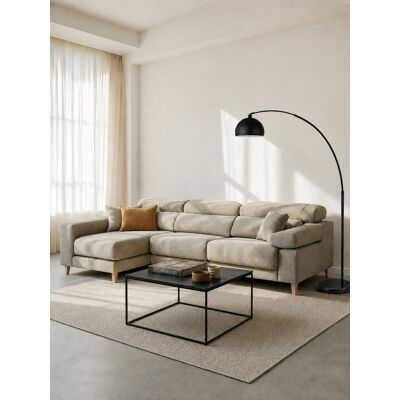 Air sofá chaise longue izquierda 4 plazas 298 cm perla reclinable y extraíble - Kenay Home Air sofá chaise longue izquierda 4 plazas 298 cm perla reclinable y extraíble - Kenay Home