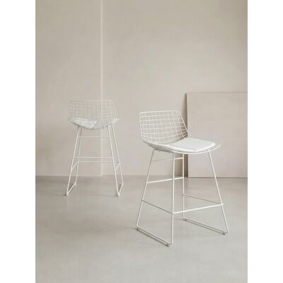 Mondra pack 2 taburetes metal blanco - Kenay Home Blanco Mondra pack 2 taburetes metal blanco - Kenay Home Blanco