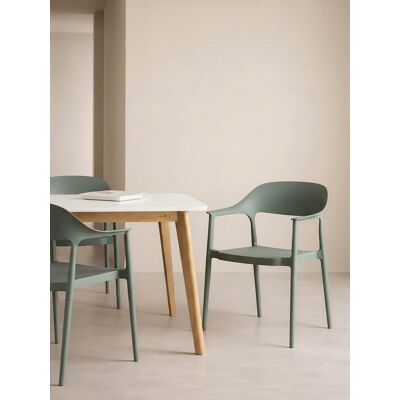 Brunel silla polipropileno verde - Kenay Home Verde Brunel silla polipropileno verde - Kenay Home Verde