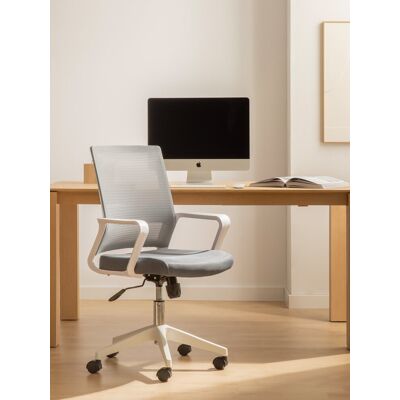 Bennet silla de escritorio tapizada gris - Kenay Home Gris Bennet silla de escritorio tapizada gris - Kenay Home Gris