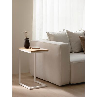 Kenay Home Galia Mesa Auxiliar de Roble Natural - Mesita auxiliar Kenay Home Galia Mesa Auxiliar de Roble Natural - Mesita auxiliar