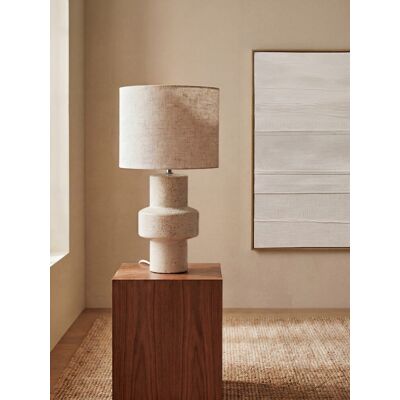 Duit lámpara de sobremesa beige - Kenay Home Duit lámpara de sobremesa beige - Kenay Home
