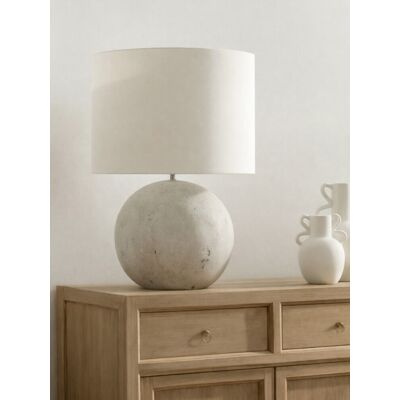 Potier lámpara de sobremesa blanca - Kenay Home Blanco Potier lámpara de sobremesa blanca - Kenay Home Blanco