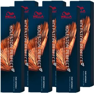 Wella Koleston Perfect ME+ Pure Naturals Set de 6 6/0 Rubio Oscuro 6 x 60 ml Wella Koleston Perfect ME+ Pure Naturals Set de 6 6/0 Rubio Oscuro 6 x 60 ml