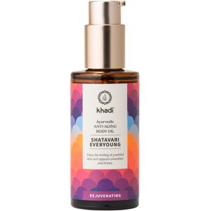 khadi Rejuvenating Ayurvedic Anti-Aging Body Oil Shatavari Everyoung 100 ml khadi Rejuvenating Ayurvedic Anti-Aging Body Oil Shatavari Everyoung 100 ml