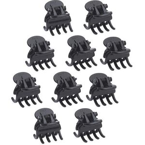 H+B Italia Mini pinzas para el pelo Negro H+B Italia Mini pinzas para el pelo Negro