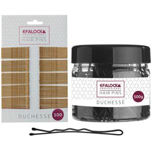 Efalock Clips de pelo Duchesse Negro, 100 piezas Efalock Clips de pelo Duchesse Negro, 100 piezas