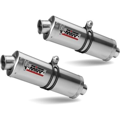 Mivv D.017.lx1 Silenciadores Ovalados De Acero Inoxidable Ducati Monster 900 1999-2002 Mivv D.017.lx1 Silenciadores Ovalados De Acero Inoxidable Ducati Monster 900 1999-2002