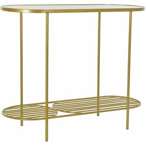 Consola Dkd Home Decor Dorado Cristal Hierro 99,5 x 38 x 80 cm