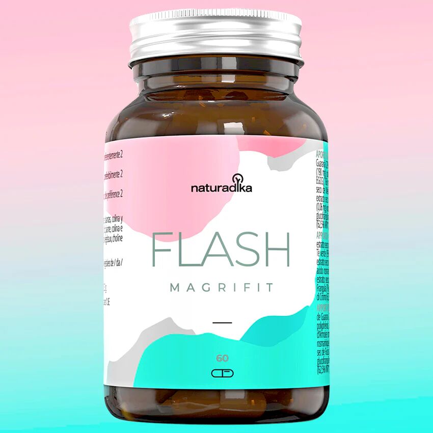 Naturadika Pastillas para Adelgazar * Magrifit Flash Suplemento con Efecto Adelgazante Ayuda a Acelerar el Metabolismo Efecto Quemagrasas para Perder Peso