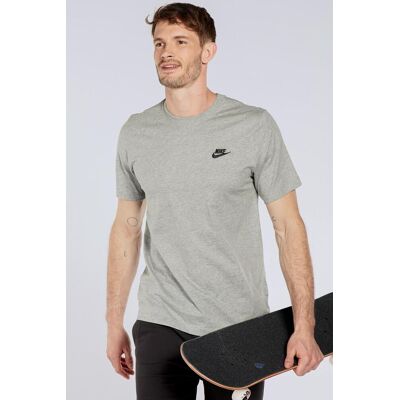 Nike Club - Gris - Camiseta Hombre talla S Nike Club - Gris - Camiseta Hombre talla S
