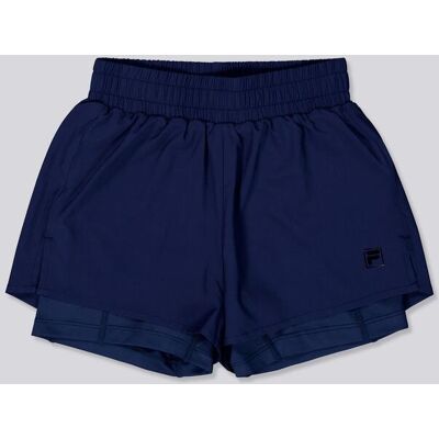Fila Sporty Chic - Azul - Pantalón Corto + Malla Niña talla 8 Fila Sporty Chic - Azul - Pantalón Corto + Malla Niña talla 8