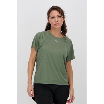 Fila Basic - Kaki - Camiseta Running Mujer talla XL Fila Basic - Kaki - Camiseta Running Mujer talla XL