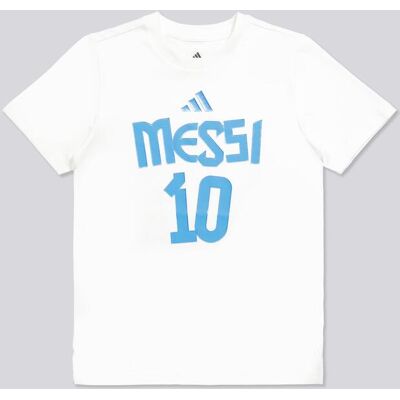 adidas Kids Camiseta Gráfica de Messi Nombre y Número - Blanco adidas Kids Camiseta Gráfica de Messi Nombre y Número - Blanco