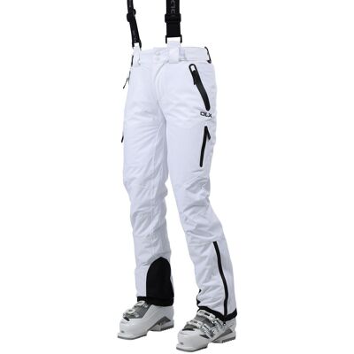 Pantalones de esquí impermeables para mujer Trespass Marisol II DLX - Blanco Pantalones de esquí impermeables para mujer Trespass Marisol II DLX - Blanco