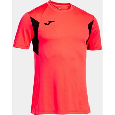 Joma Winner III Coral Flúor Negro - Camiseta Joma Winner III Coral Flúor Negro - Camiseta