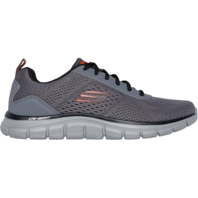 Skechers LESHUR Charcoal/Naranja Zapatillas - Hombre Casual Skechers LESHUR Charcoal/Naranja Zapatillas - Hombre Casual
